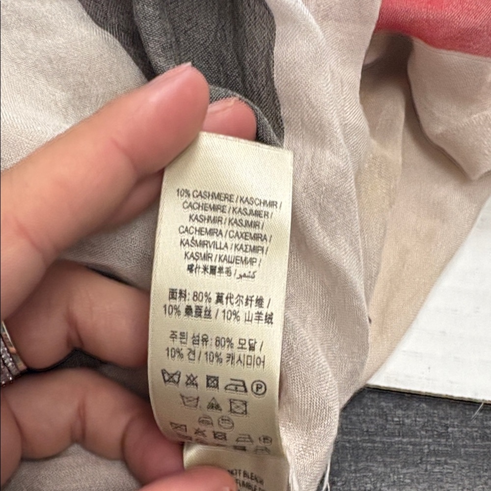 Burberry Sheer Mega Check Scarf - Picture 9 of 11